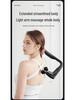 Dual-Head Long Handle Electric Fascia Gun: Professional Handheld Massager for Full Body Muscle Relaxation