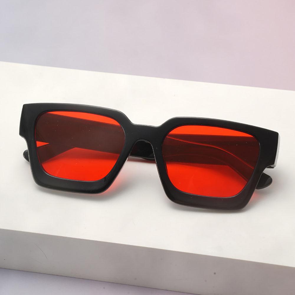 Thick Frame Eyewear Uv-Protection Square Frame Sunglasses Unisex Sunglasses Multi-Purpose Plastic Sunglasses For Outdoor Sports