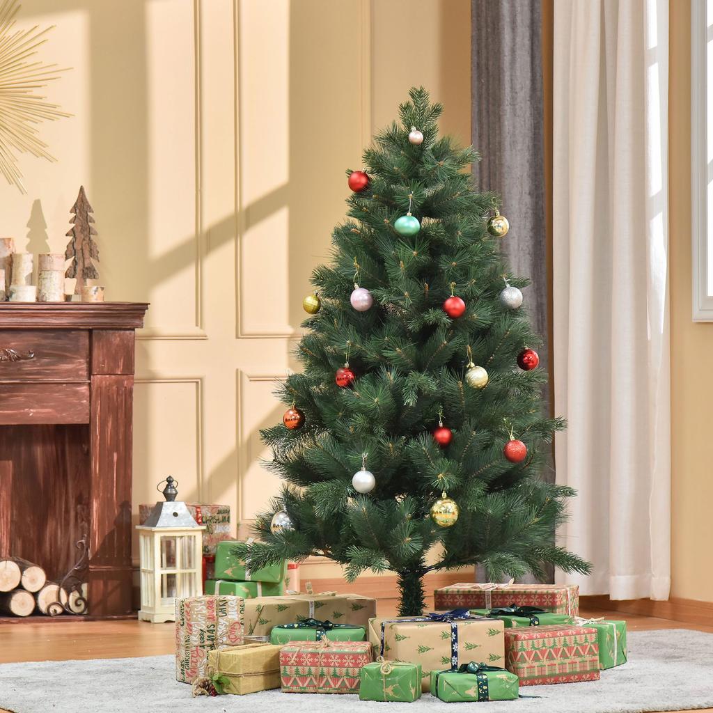 Christmas Tree Ø90 x 180 cm, Artificial Fir, Realistic Needle Coverage, Green