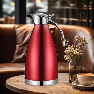 Kaffe-Karaffe aus Edelstahl Wasserspender Auslaufsicher Einfach zu bedienen Isolierflasche für Saft