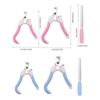 Pet Nail Clippers for Dogs and Cats, Stainless Steel Grooming Scissors with Straight Handle, Safe Toe Claw Trimmer Tool