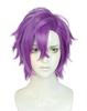 Cosplay Wig Featuring Adonis Perfect for with a Special Net and Perfect for Halloween and Other Heat-resistant Otogari, Disguise, Comb. Purple,