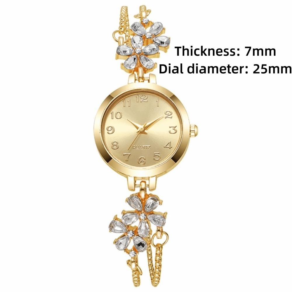Quartz Movement Women's Quartz Watch Waterproof Flower Bracelet Watch Bracelet Watch  Gift Giving