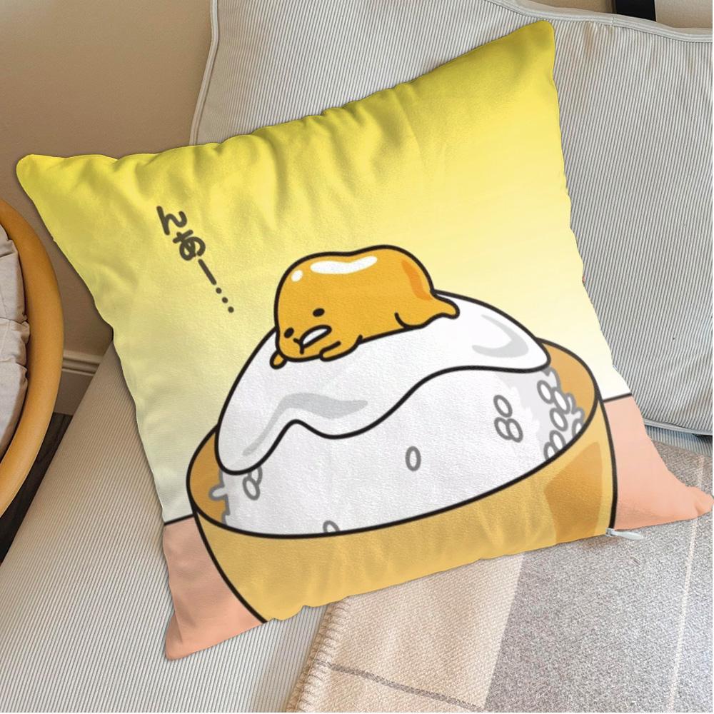 Christmas Pillow Cases Decorative Kawaii G-Gudetama Living Room Decoration Cushion Cover 40*40 Personalized Gift Sofa Covers