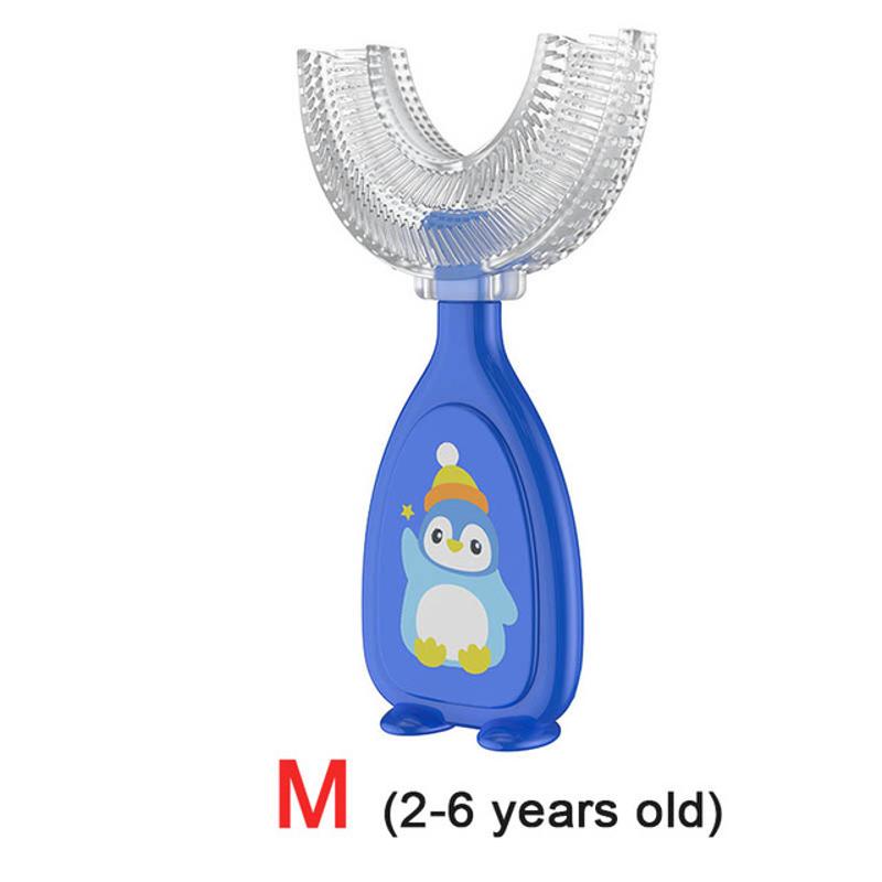Baby Toothbrush Children's Teeth Oral Care Cleaning Brush Soft Silicone Baby Teether Toothbrush New Baby Products 2-12 Years Old