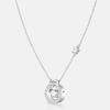 METROCITY JEWELRY Brillio Silver White Necklace A213SN1603WPA
