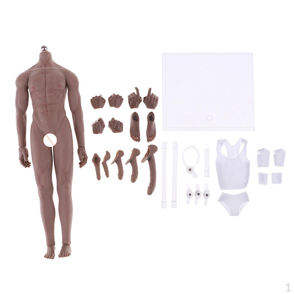 

1/6 Мужская фигура Куклы 12 дюймов Black Skin