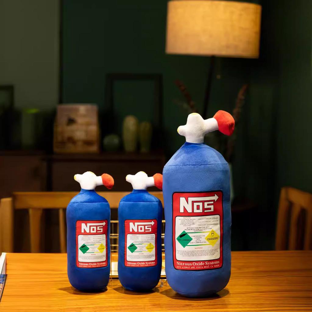 Blue Nitrogen Tank Shape Plush Car Pillow Toy Wholesale For Cross-border Bestselling