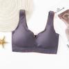 Women Seamless Wire Free Latex Vest Style Sleep Yoga Sports Bra