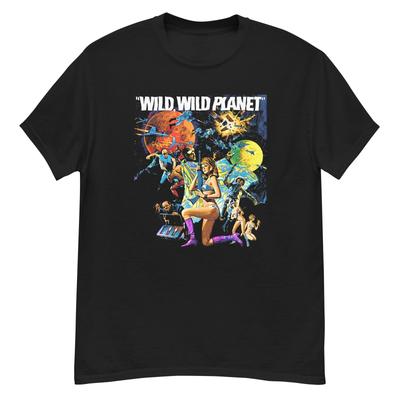 Wild Wild Planet Kult-Sci-Fi-Film Fan-Art T-Shirt