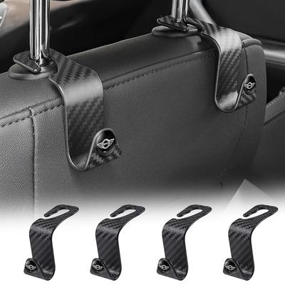 1/2/4pcs Car Seat Headrest Hooks Storage Hanger For MINI Cooper One R50 R52 R54 R53 R56 Countryman R60 F55 F56 JCW Accessories W4