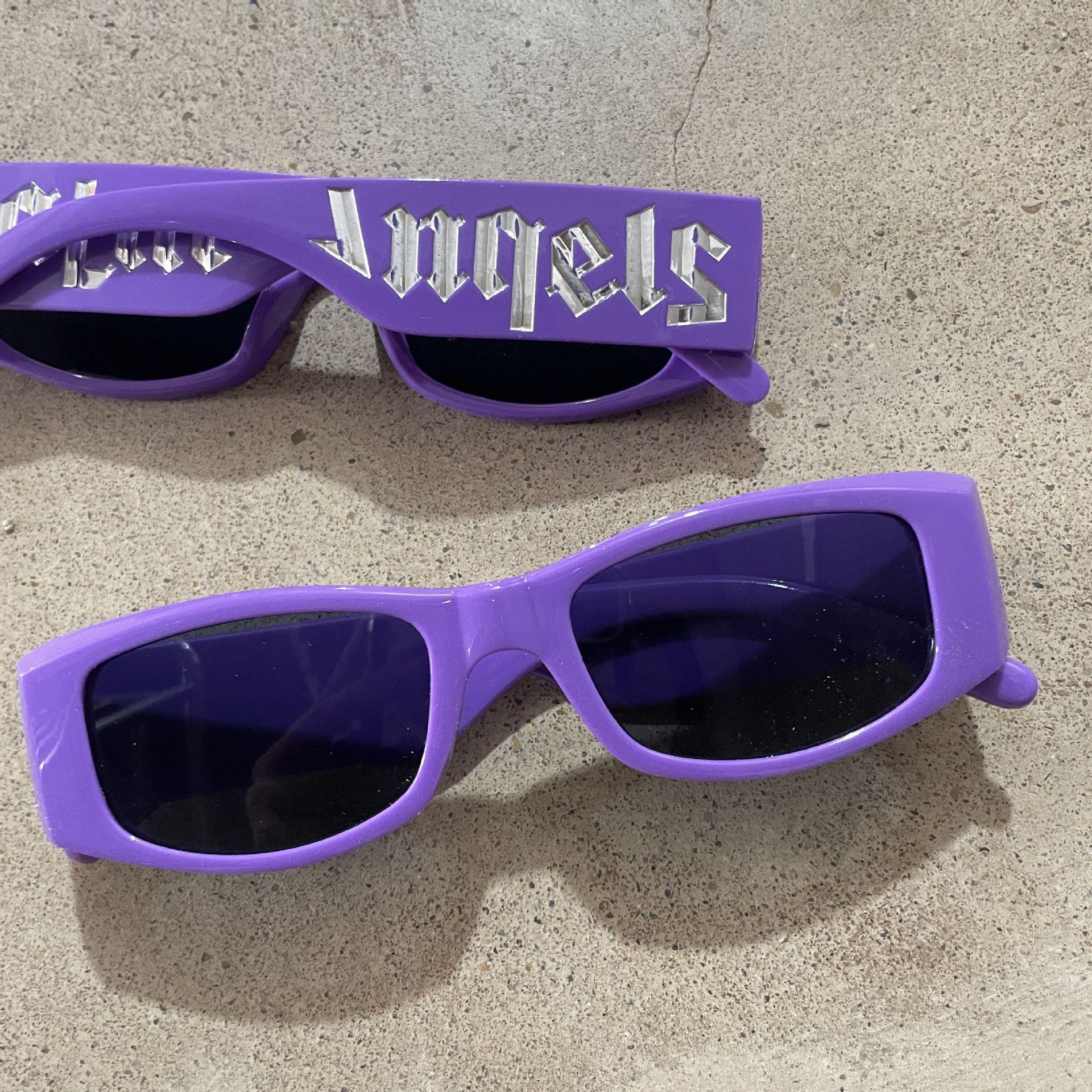 

Солнцезащитные очки в ретро-фиолетовой оправе для мужчин и женщин с защитой от ультрафиолета и близорукостью для квадратного лица