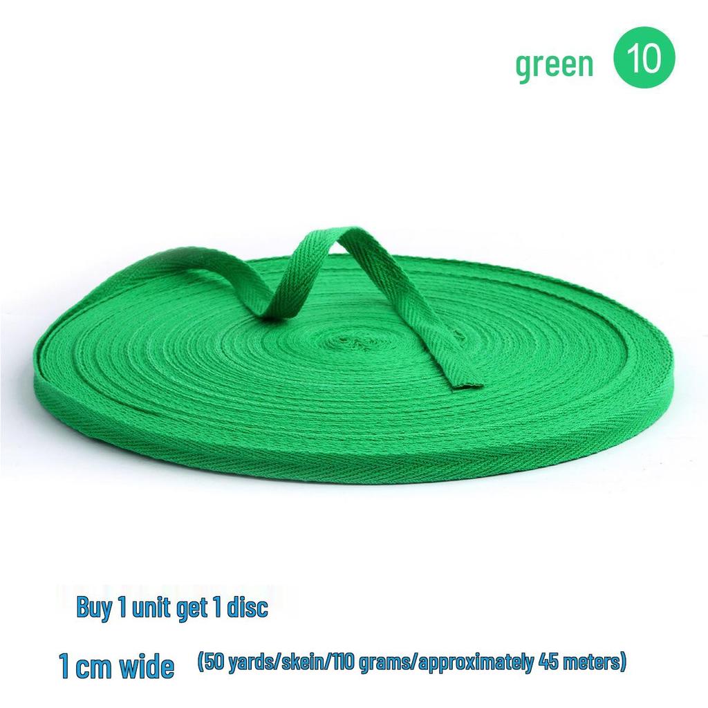 1cm Red-Purple Cotton Herringbone Tape: Festive Piping & Full-Edge Webbing