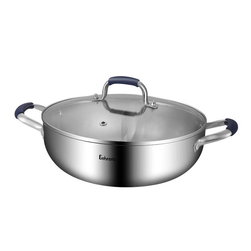 Berens Penguin 30cm Divided Stainless Steel Hot Pot