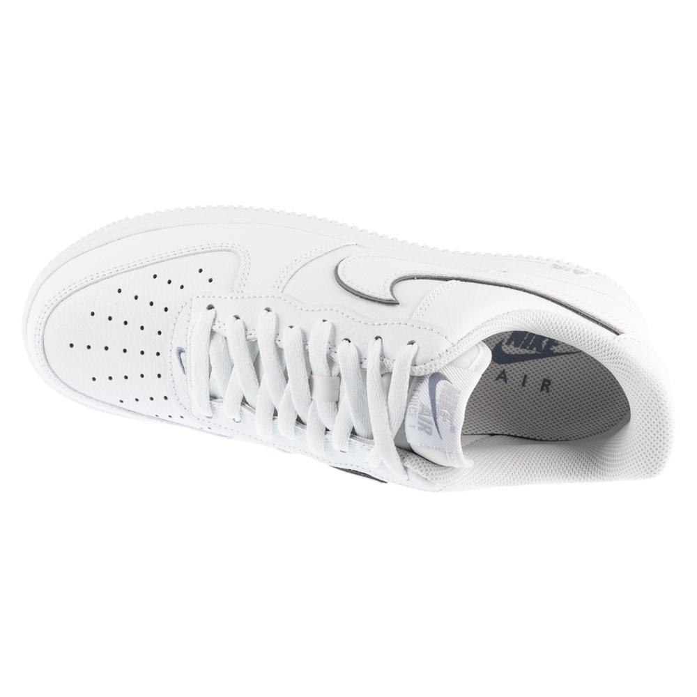 Nike Air Force 1 07 LV8 sneakers leather White/Metallic Silver/Wolf Grey
