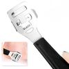 Pedicure Set Peeling And Exfoliating Calluses Foot Scrubbing Brush 10 In 1 Portable Stainless Steel Double-sided Foot Care Tools