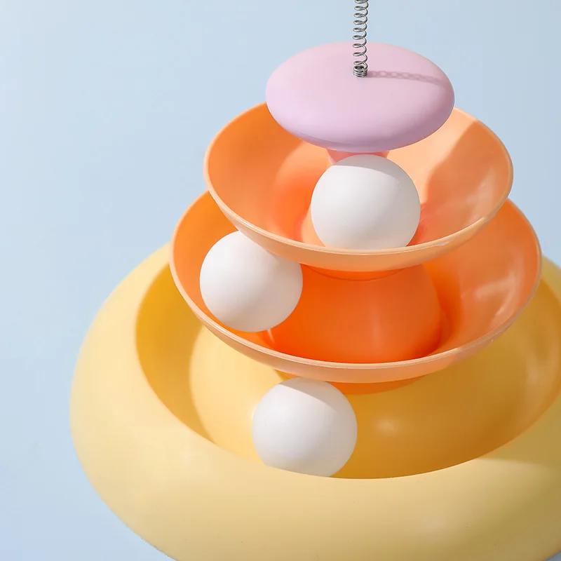 New Cat Teaser Stick Self-pleasure Relief Pet Toy Turntable Feather Cat Teaser Pet Toy Supplies