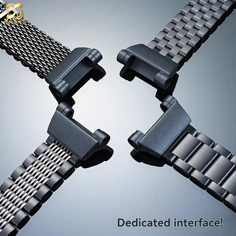 For Casio G-SHOCK Sixth Generation Frogman Watch 3445 GWF-D1000B Modified Steel Strip Stainless Steel Men's Watch Chain