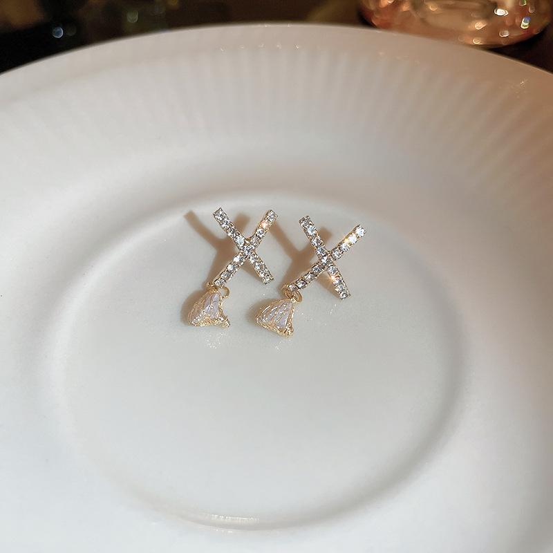 Trend Plain Circle Circle Earrings Ins Style Simple Retro Personalized Earrings Fashion Versatile Temperament Earrings Women