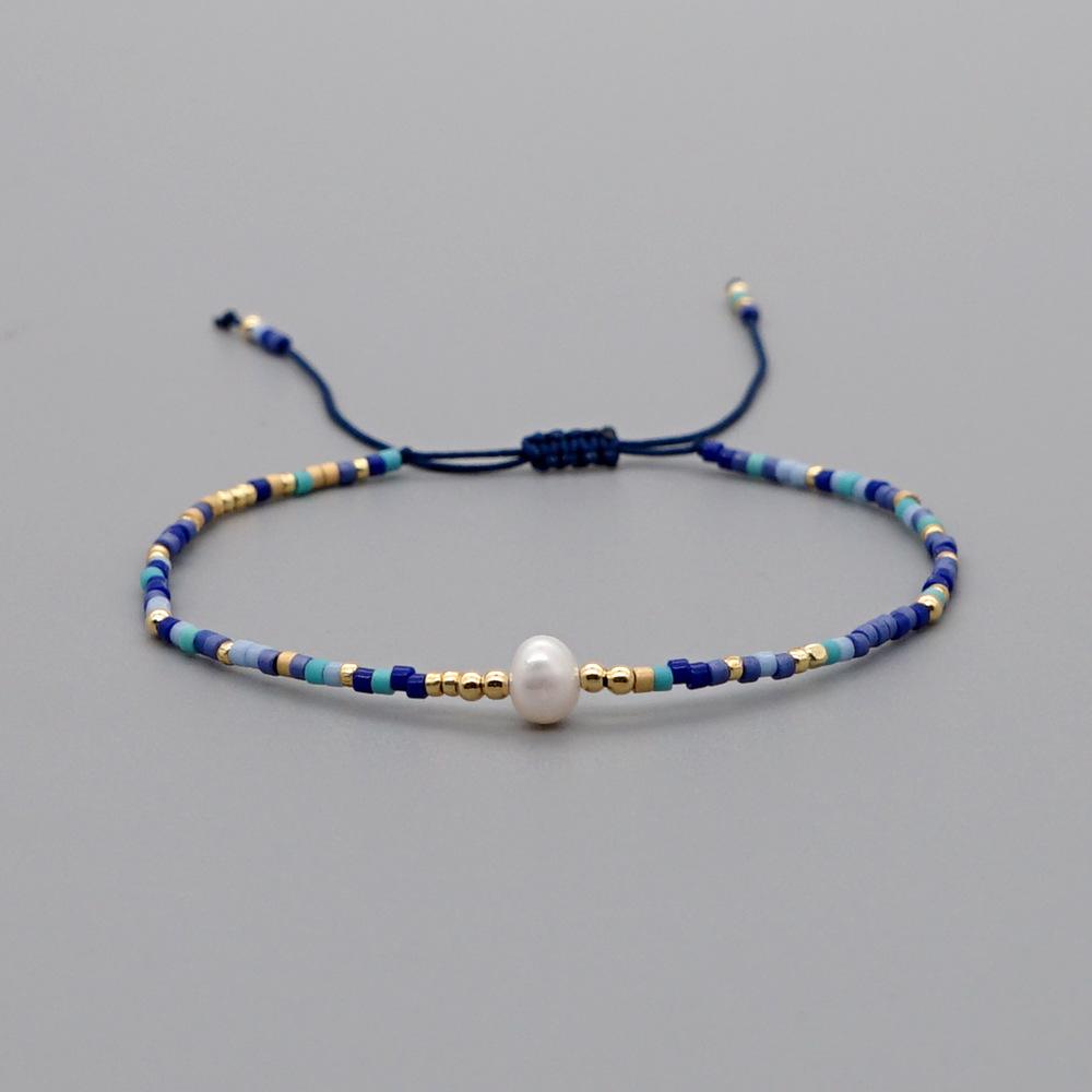 

Miyuki Pearl Bracelet for Women Elegant Dainty Beads Jewelry Boho Summer Beach Stackable Bracelets Gift for Her