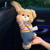 Car Tissue Box Holder Plush Bear Vehicle Napkin Organizer Stuffed Tissue Holder For SUVs RVs Sedans Trucks Drivers Car Owners