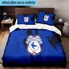 Cardiff Fc Crest 3PCS Print Bedding Set, Includes A Duvet Cover and Two Pillowcases for Bedroom, Dormitory, Suitable for All Seasons