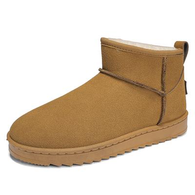 Fashion New Classic Thickened Cashmere Women's Hair Men's Snow Boots Comfortable Warm Short Boots Winter Non-slip Cotton Shoes