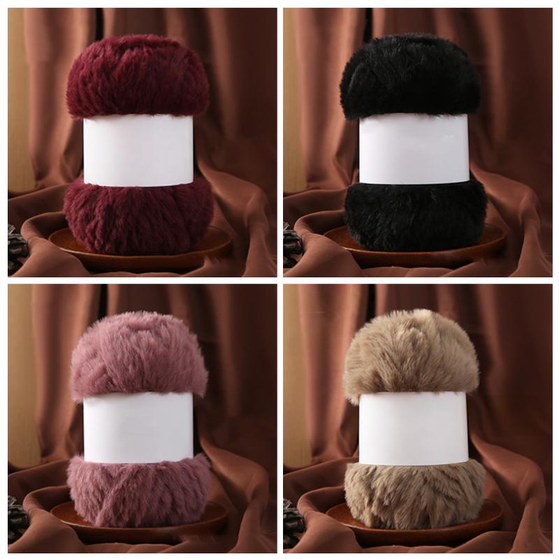 Wool Circle Solid Color Yarn Hand Woven Diy Scarf Hat Sweater Medium Thick Merino Wool Thread Soft And Comfortable Fluffy