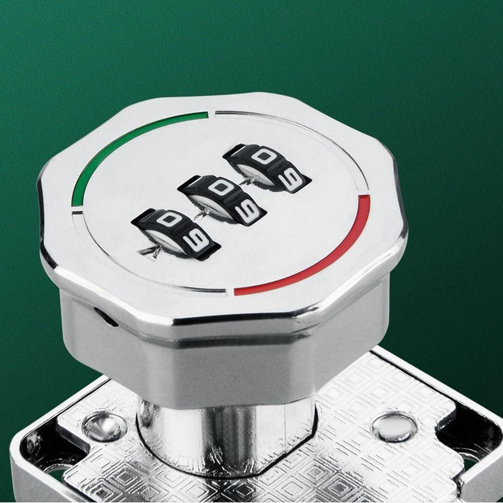 Home Security Drawer Combination Lock 3 Digital Code Wardrobe Code Lock Password Locker  Cabinet