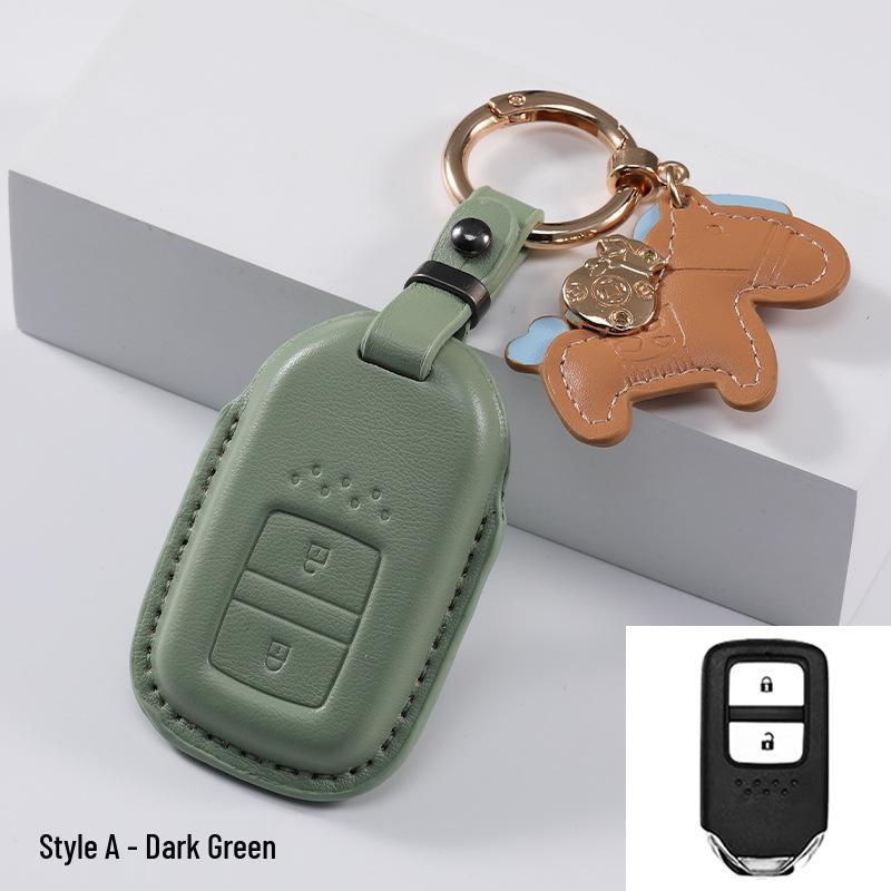 Honda Key Case for 25 Models: Civic, CR-V, Accord, Inspire, Fit, Odyssey - Cartoon Design for Men & Women