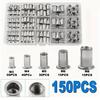 Boxed Rivet Nuts Colorful Zinc Plated US Rivet Nuts Rivet Nut Set Automotive Sheet Metal Repair Tools