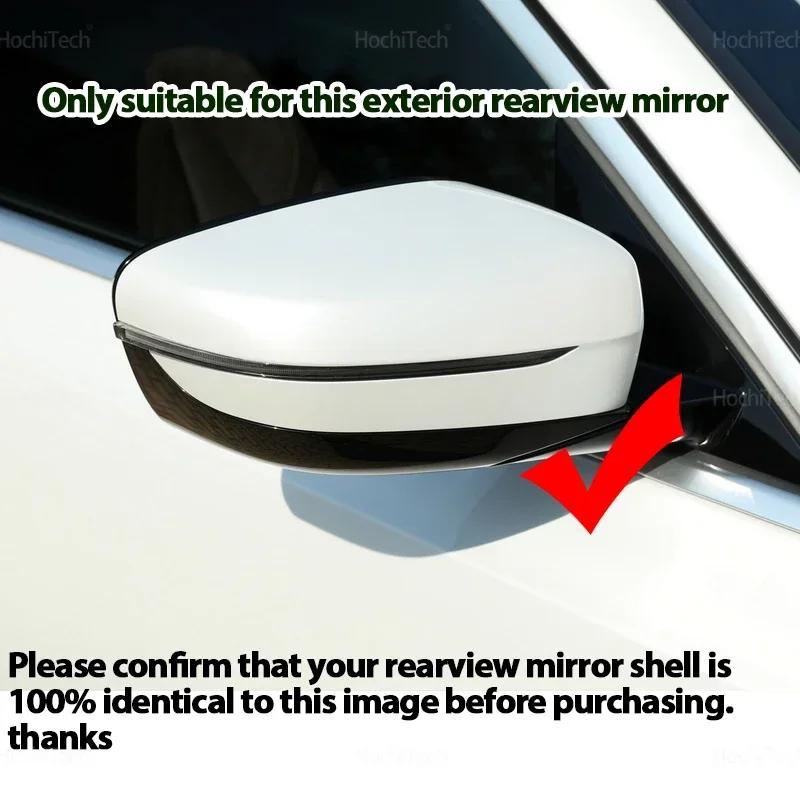 For BMW 3 4 5 6 7 8 series G20 G22 G30 G38 G11 G15 G16 Car Bright Black Rearview Mirror Cap Wing Side Mirror Cover