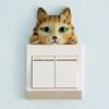 Creative Resin 3D Switch Stickers Living Room and Bedroom Wall Cartoon Switch Wall Stickers Decoration Protector Cover DIY