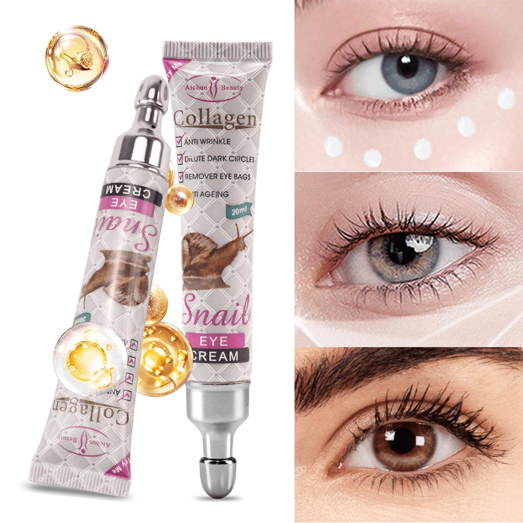 1PC Eye Cream, 20ML Snail Eye Cream, Containing Collagen Ingredients, Reduces Dark Circles And Eye L