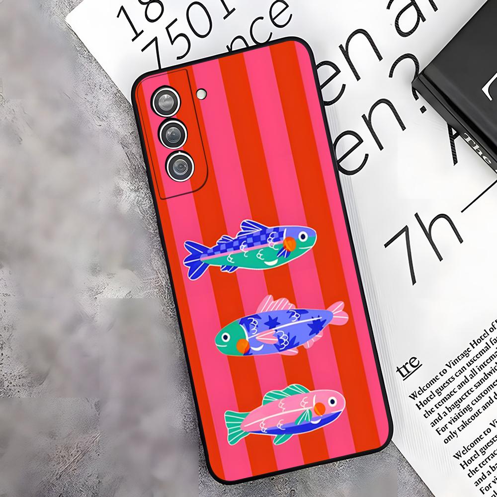 Fish Funny Sardines Phone Case For Samsung S26 S25 Edge S24 S23 S22 S21 S20 Ultra Plus Fe Galaxy A54 A53 A34 A25 A16 Cover