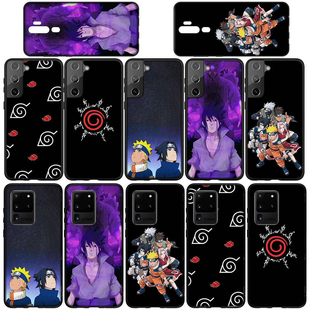 for Samsung Galaxy S24 S23 iPhone 16 15 14 Xiaomi Redmi Note 13 12 11 10Plus 9 Pro Max X XR Phone Case Comics Uchiha Sasuke Naruto OPPO Huawei Cover