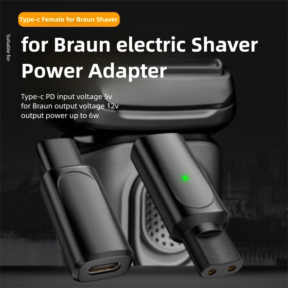

6W Electric Shaver Converter for Braun Series 3/5/7/9 HC/BG Series Silk-epil 5/7/9