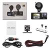 A22 Driving Recorder with 3 High-Definition 1080P Lenses, Reversing Image, and Wifi Car Dvr