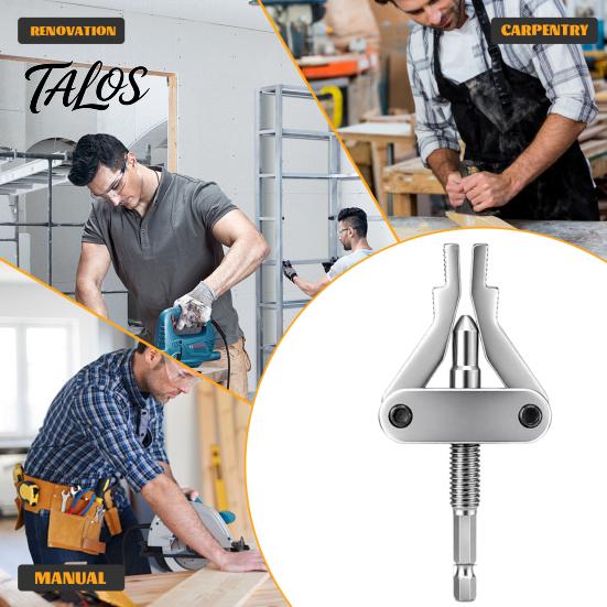 Outil d'extraction de tuyau cassé avec queue hexagonale pour tuyau de 1/2" 3/4" 1", extracteur pour vis, boulon, filetage, vanne, maintenance de plomberie avec