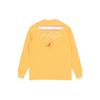 Jordan Logo Print Crew Neck Sweatshirt Men Tops Yellow DD0966-217