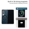 Suitable for Samsung Galaxy Z Fold6 Folding Phone Case ZFLIP6 Leather MagSafe Dustproof Tup Jacket