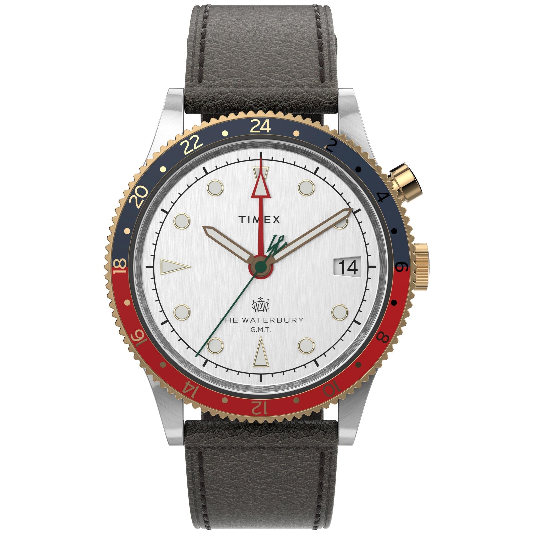 

Timex Waterbury Traditional GMT Watch TW2U99100VQ