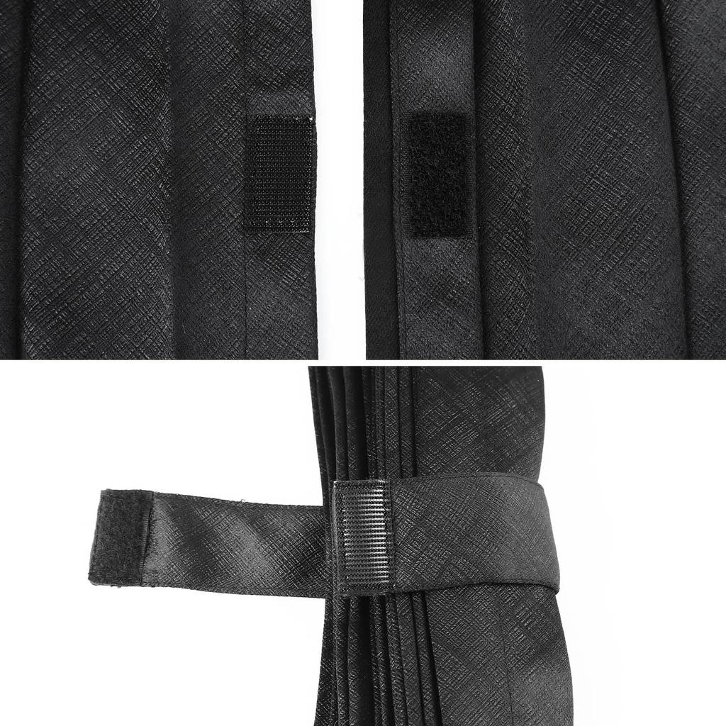 ZATOOTO Truck Rear Thick 2 95cm Wide x 70cm Nap Car with Curtains, Pleated, Panels, Long, Large/Medium Size, Curtains, Accessories, Hooks,