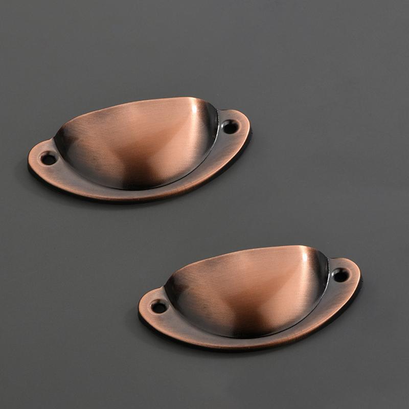 12Pcs/Set Hardware Handle Wardrobe Durable Drawer Pulls Push-pull Furniture Kitchen Cabinet Door Knobs Iron