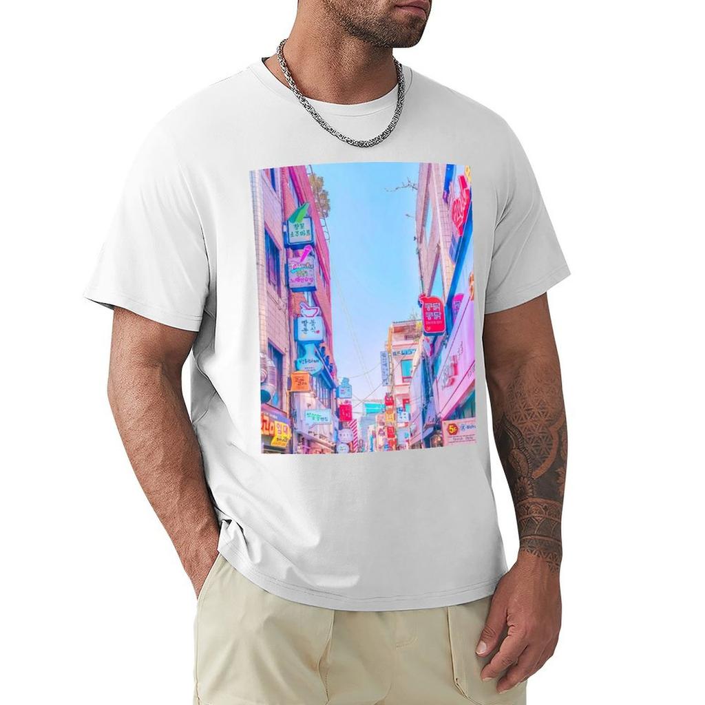 Anime Seoul Tshirt Urban Style Print Tshirt