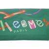 HERMES   scarf green/white silk Women