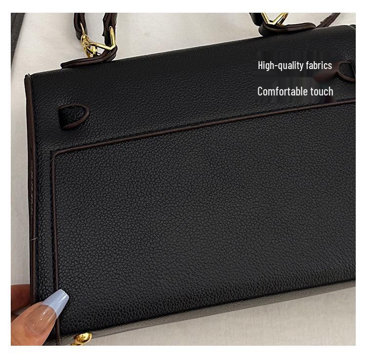 Women's Classic Kelly Style Crossbody Bag - Versatile Shoulder Handbag for Trendy Work & Commute
