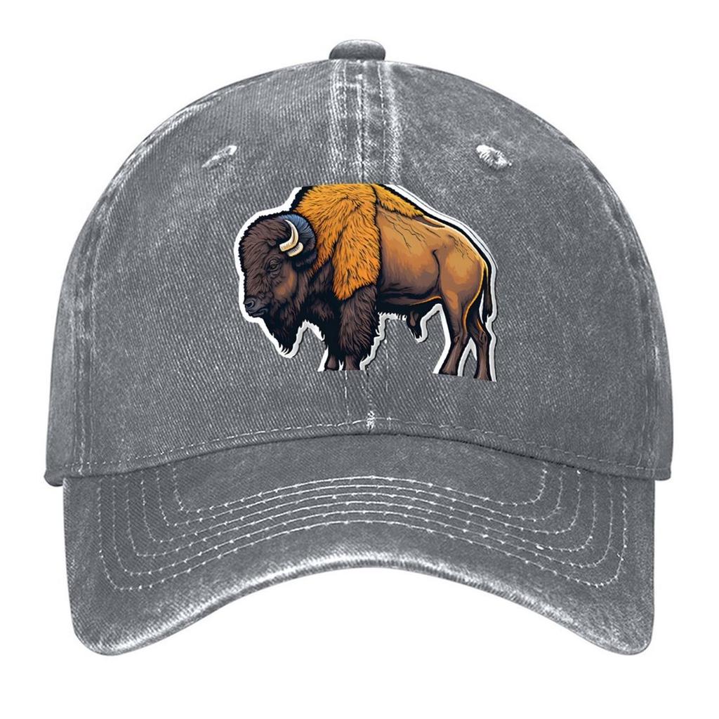 2026 Bison Baseball Cap Hat Man Luxury Fishing Cap Hat Beach Cute Boy Women's