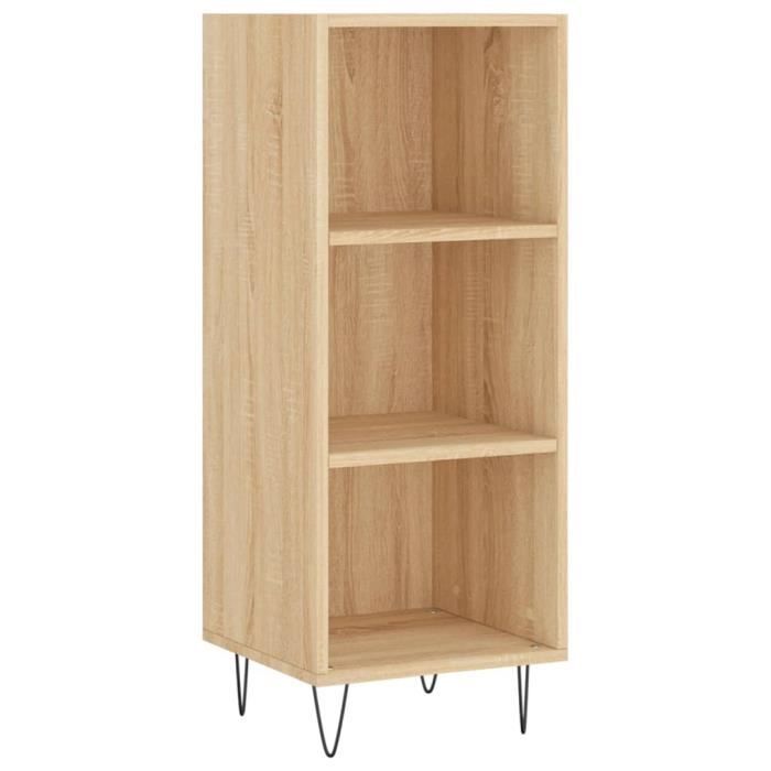 VidaXL Buffet Sonoma Oak 34.5x32.5x90 Cm Engineered Wood 828727