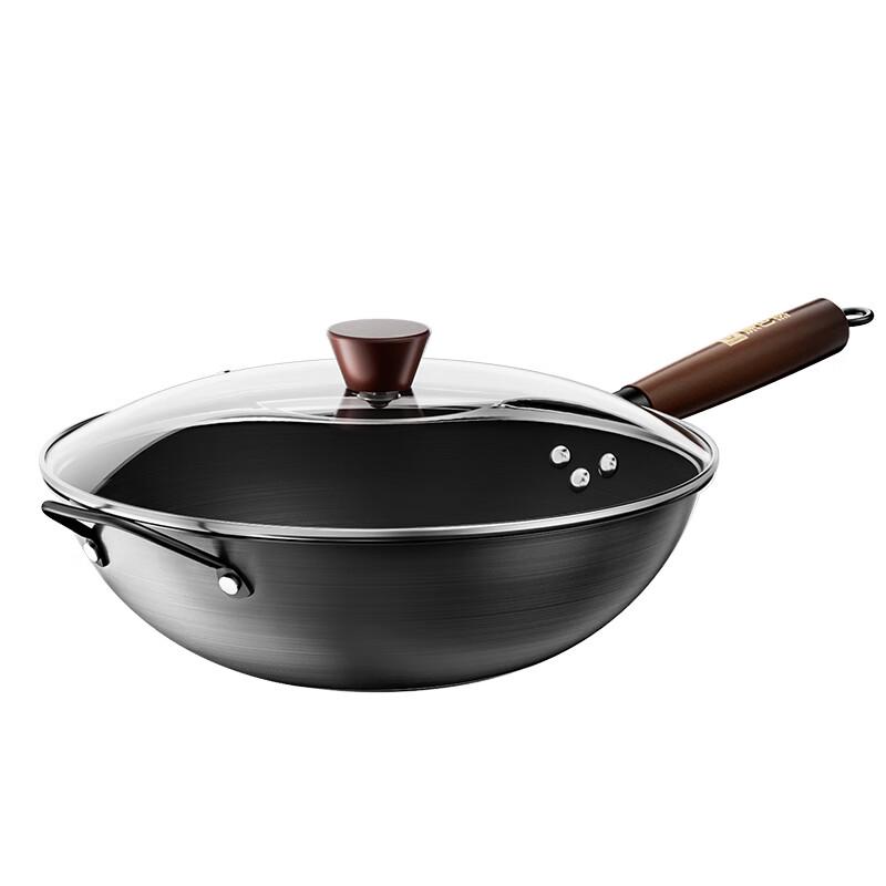 Kangbah Non-Stick Deep Nitriding Iron Wok
